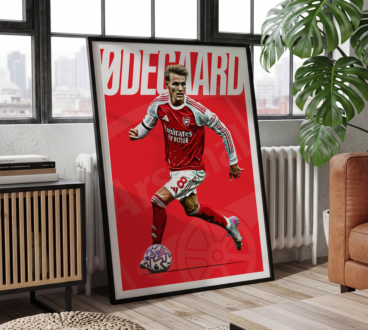 Martin Odegaard 25/26 4K (Home) Poster