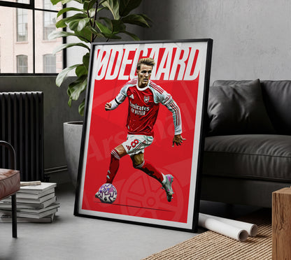 Martin Odegaard 25/26 4K (Home) Poster