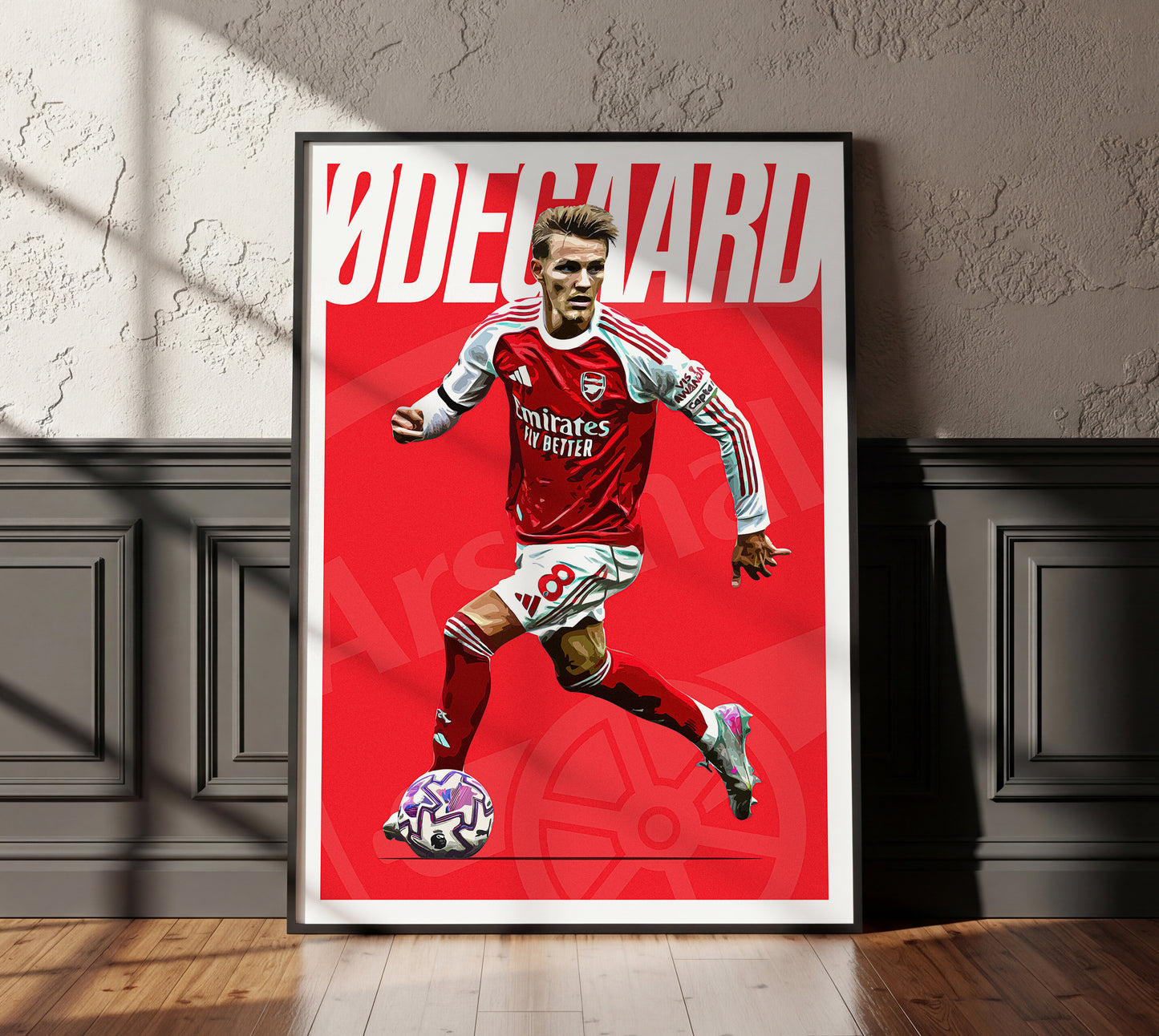 Martin Odegaard 25/26 4K (Home) Poster