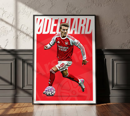 Martin Odegaard 25/26 4K (Home) Poster