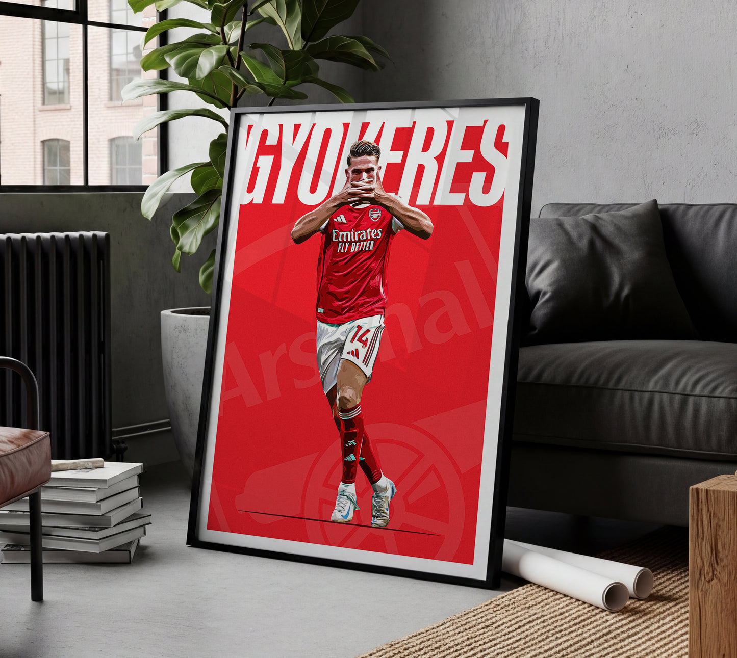 Viktor Gyokeres 25/26 4K (Home) Poster