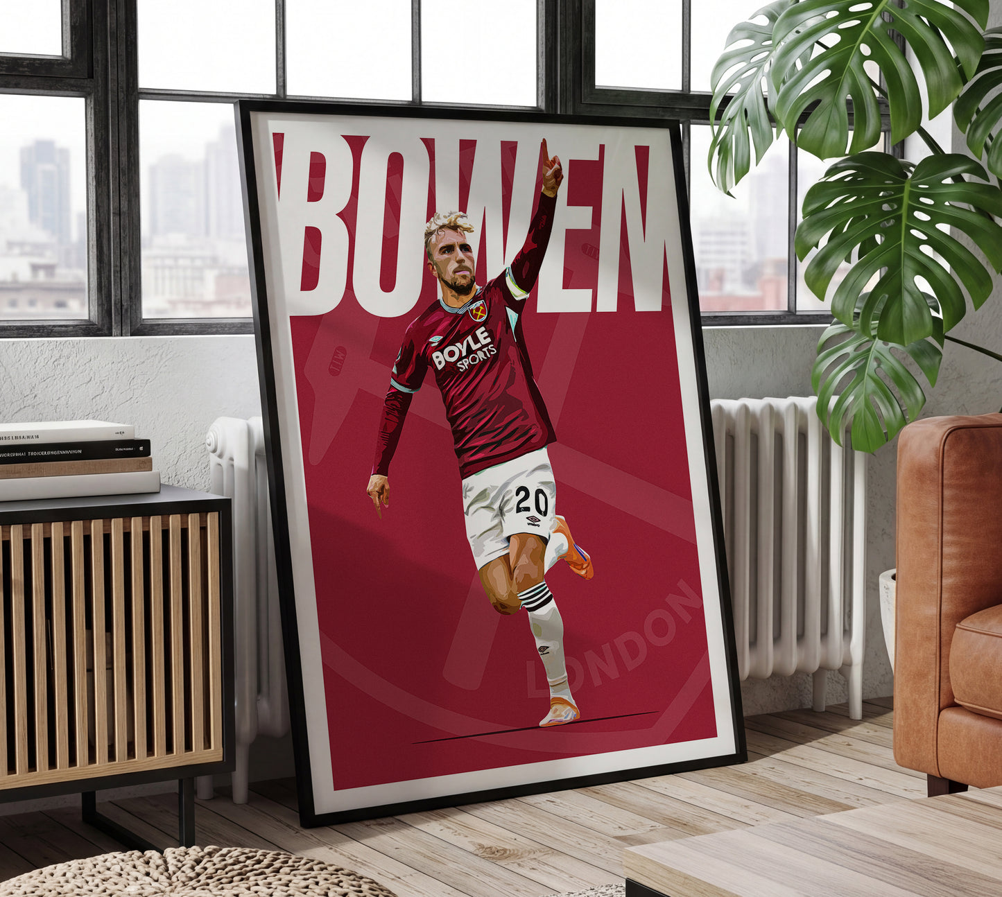Jarrod Bowen 25/26 4K (Home) Poster