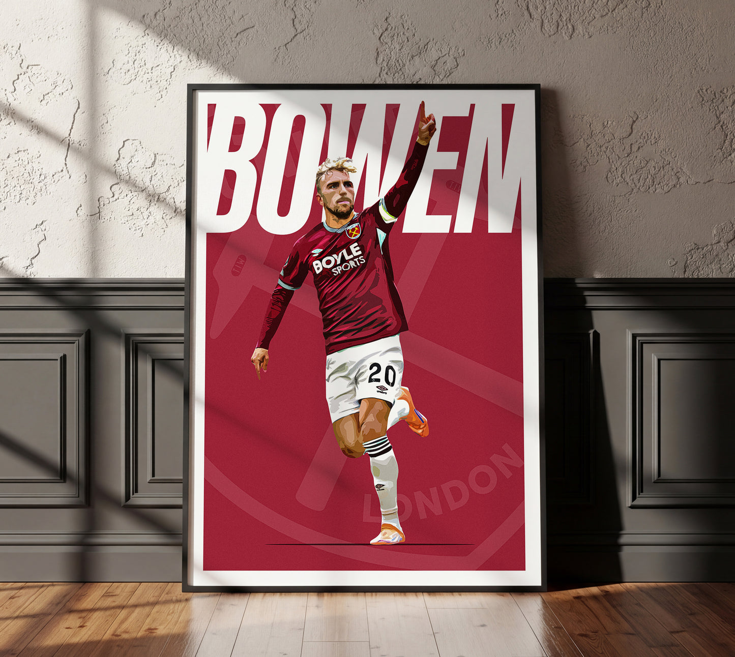 Jarrod Bowen 25/26 4K (Home) Poster