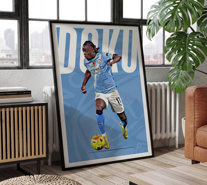 Jeremy Doku 25/26 4K (Home) Poster