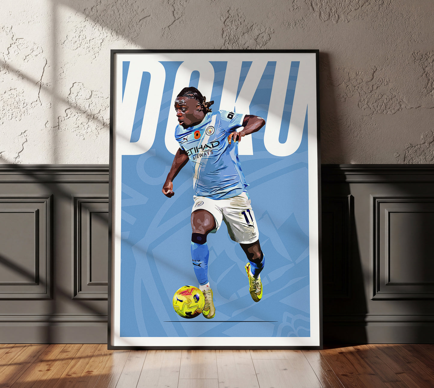 Jeremy Doku 25/26 4K (Home) Poster