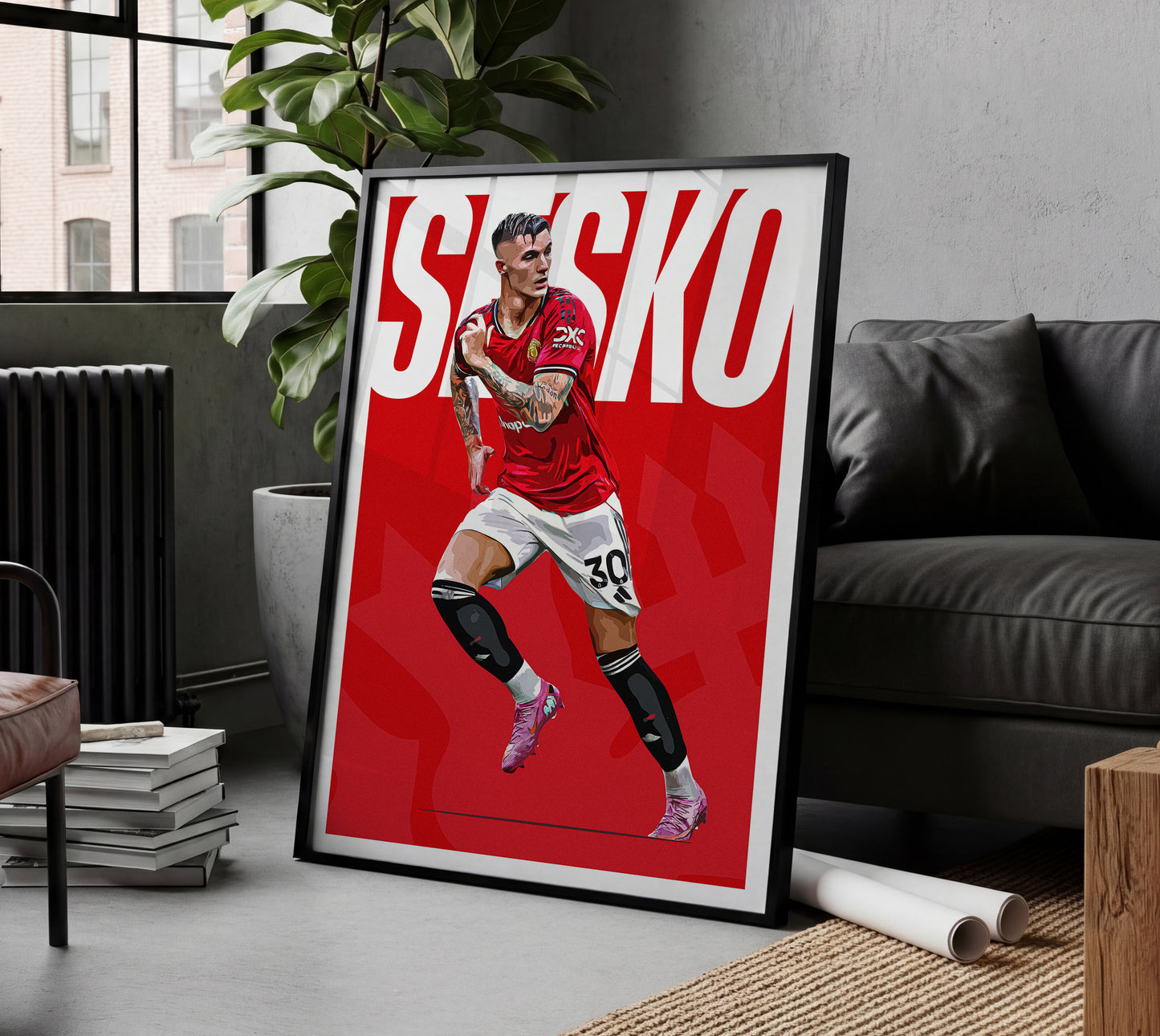 Benjamin Sesko 25/26 4K (Home) Poster