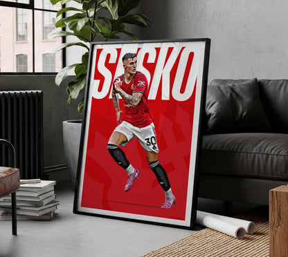 Benjamin Sesko 25/26 4K (Home) Poster