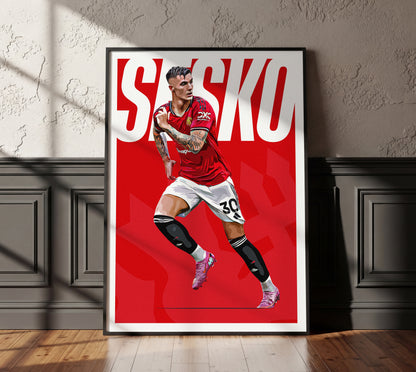 Benjamin Sesko 25/26 4K (Home) Poster