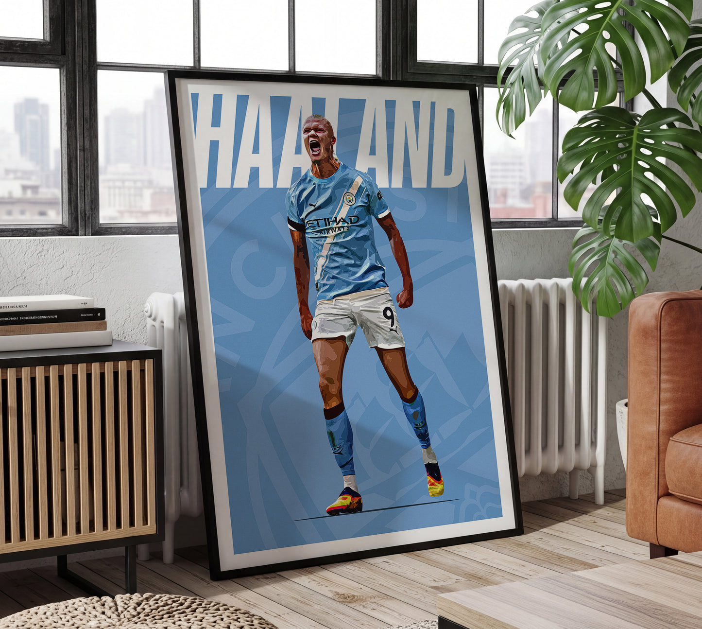 Erling Haaland 25/26 4K (Home) Poster
