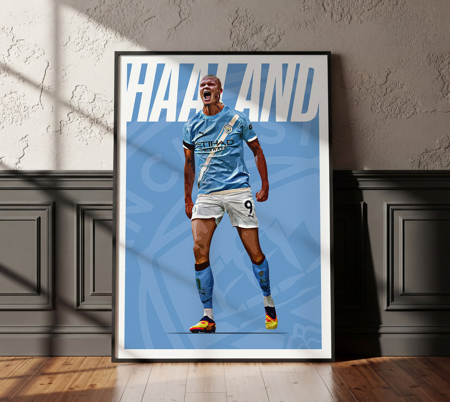 Erling Haaland 25/26 4K (Home) Poster