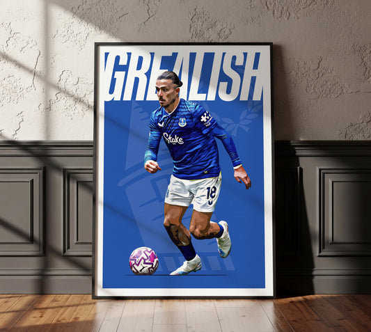 Jack Grealish 25/26 4K (Home) Poster