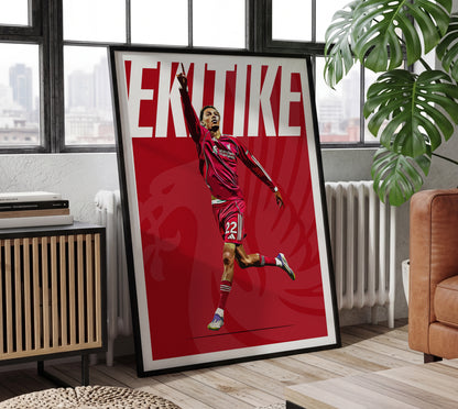 Hugo Ekitike 25/26 4K (Home) Poster