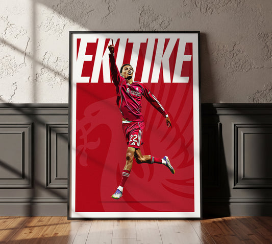 Hugo Ekitike 25/26 4K (Home) Poster