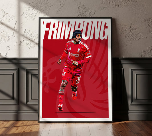 Jeremie Frimpong 25/26 4K (Home) Poster