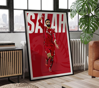 Mo Salah 25/26 4K (Home) Poster