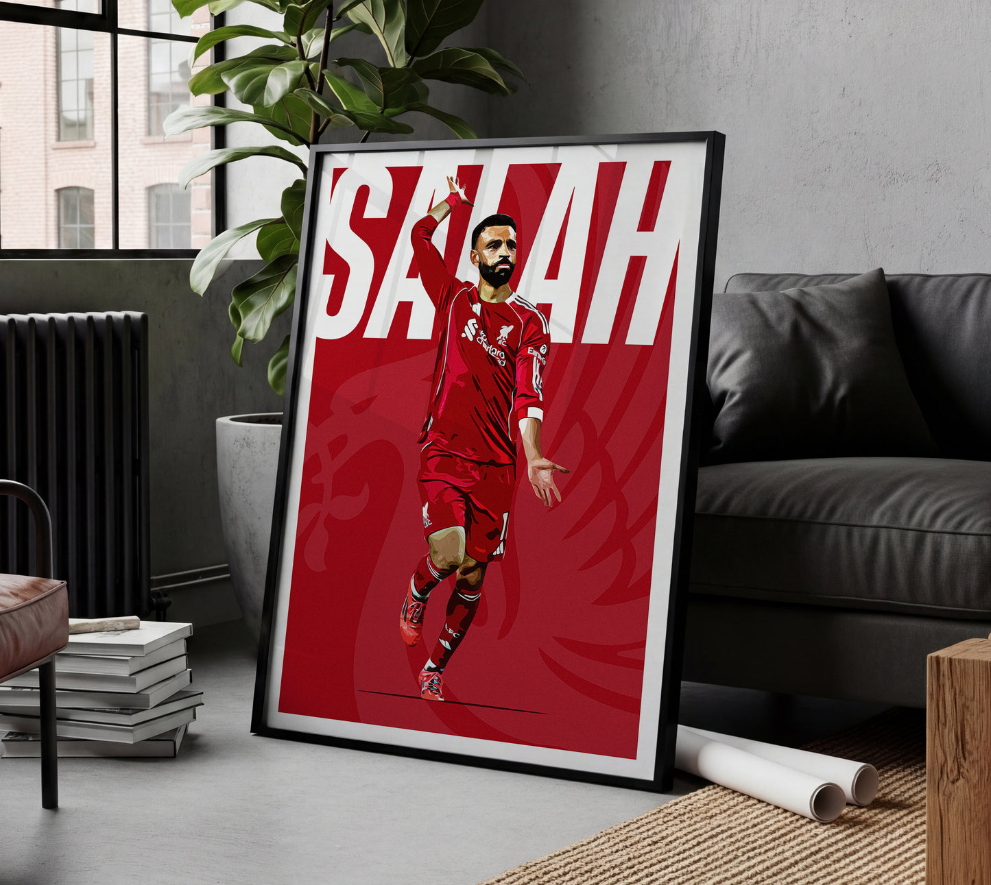 Mo Salah 25/26 4K (Home) Poster