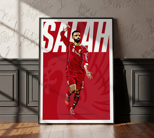Mo Salah 25/26 4K (Home) Poster