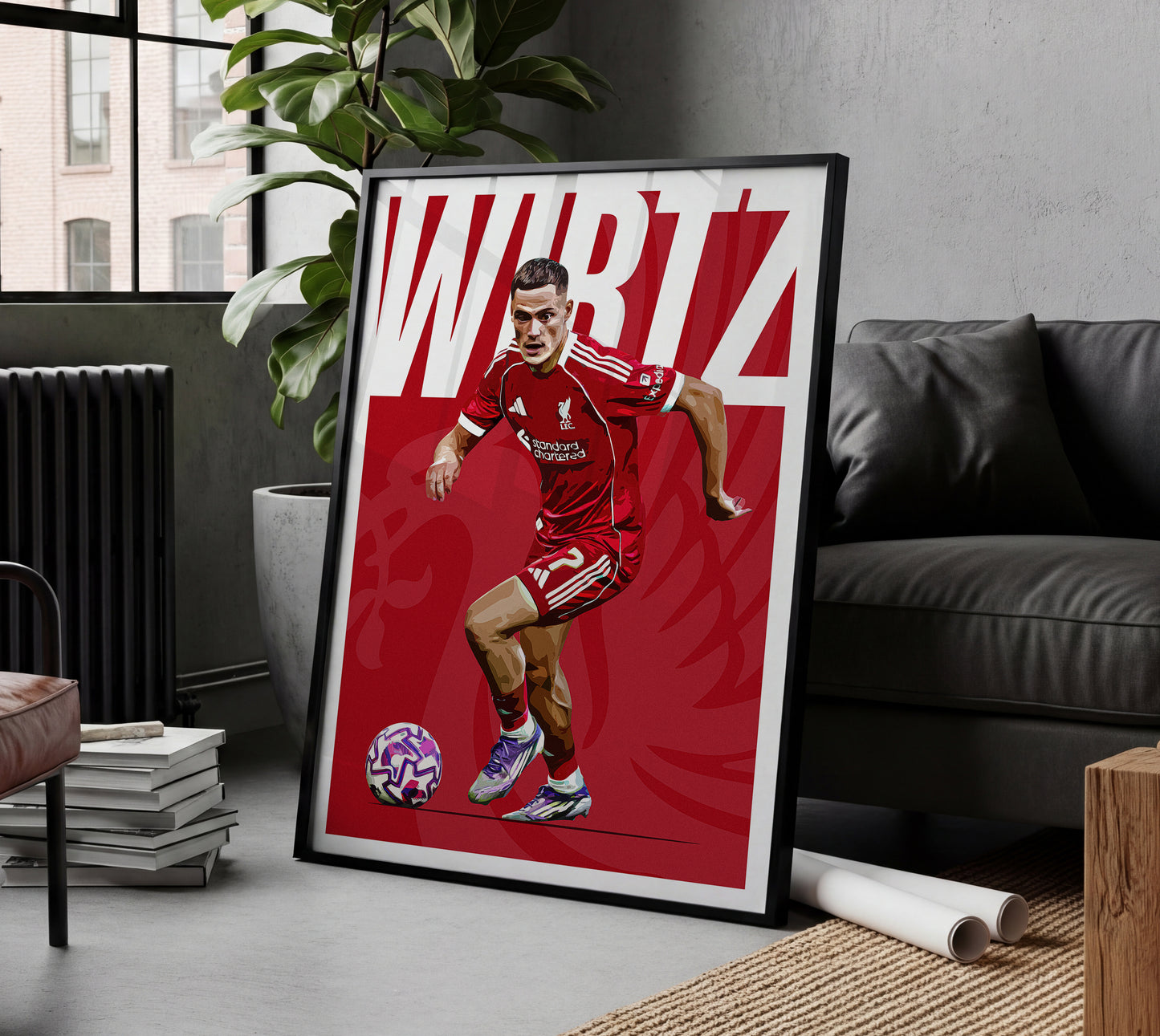 Florian Wirtz 25/26 4K (Home) Poster