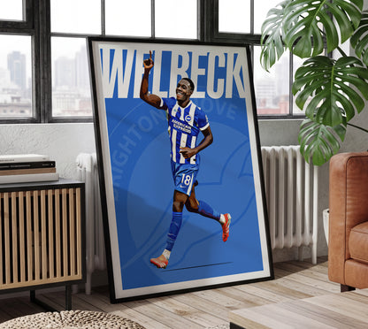 Danny Welbeck 25/26 4K (Home) Poster