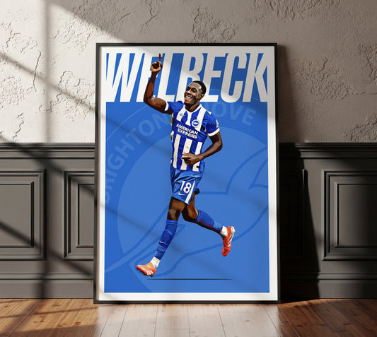 Danny Welbeck 25/26 4K (Home) Poster