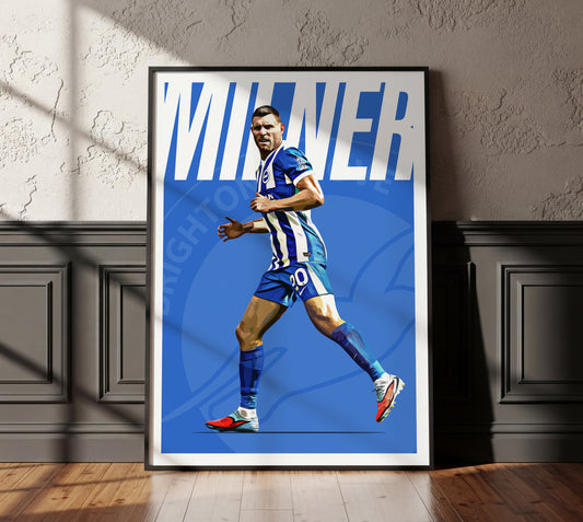 James Milner 25/26 4K (Home) Poster