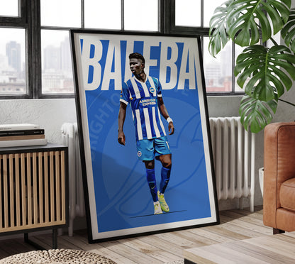 Carlos Baleba 25/26 4K (Home) Poster