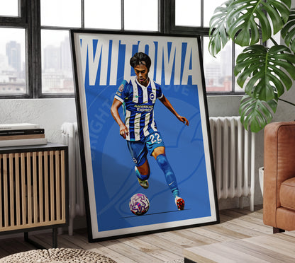 Kaoru Mitoma 25/26 4K (Home) Poster