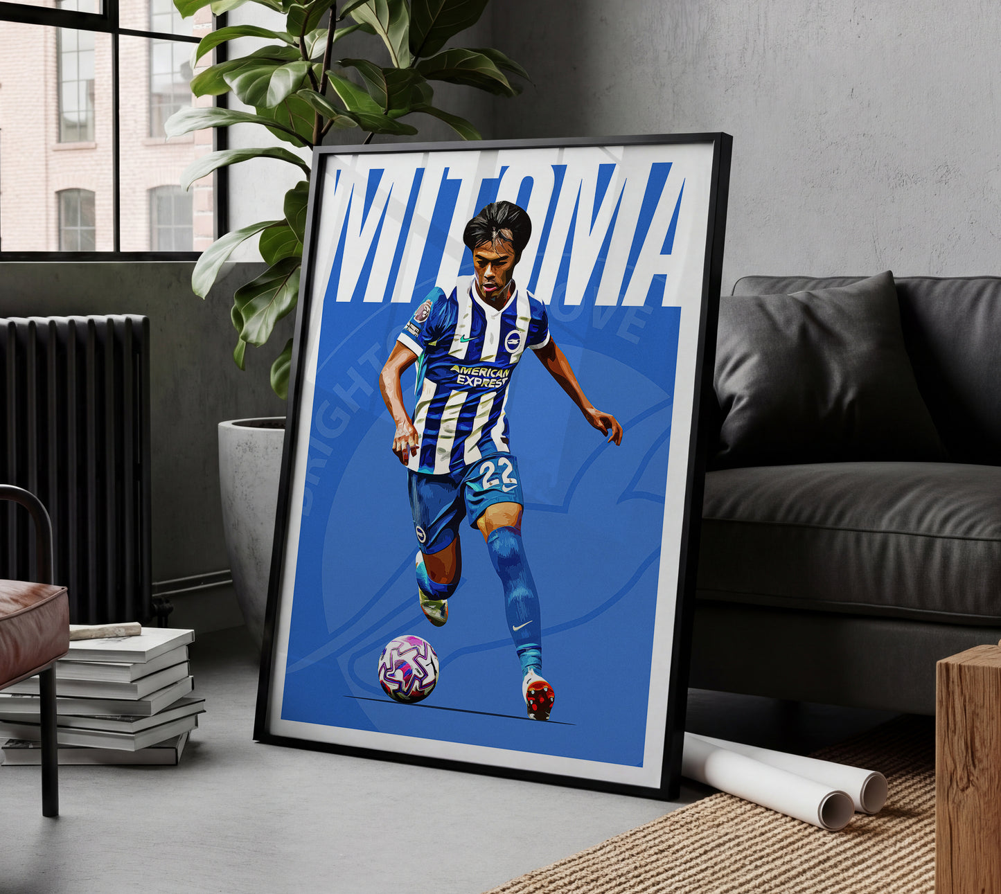 Kaoru Mitoma 25/26 4K (Home) Poster