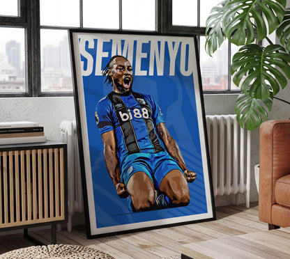 Antoine Semenyo 25/26 4K (Away) Poster