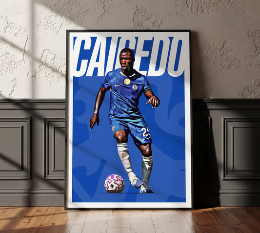 Moises Caicedo 25/26 4K (Home) Poster