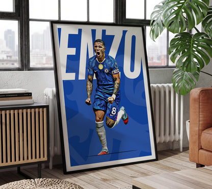 Enzo Fernandez 25/26 4K (Home) Poster