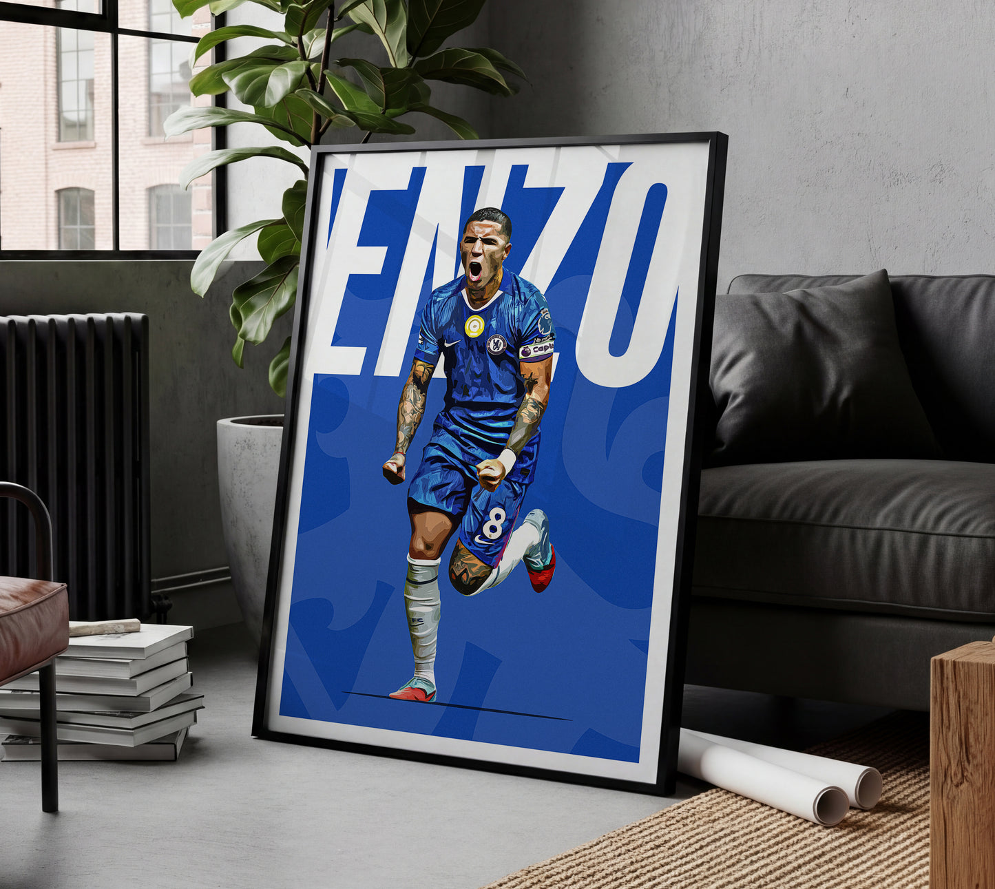 Enzo Fernandez 25/26 4K (Home) Poster