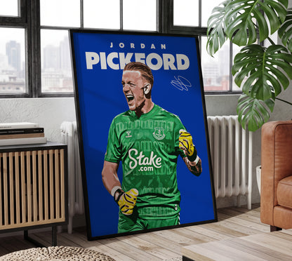 Jordan Pickford 4K Poster