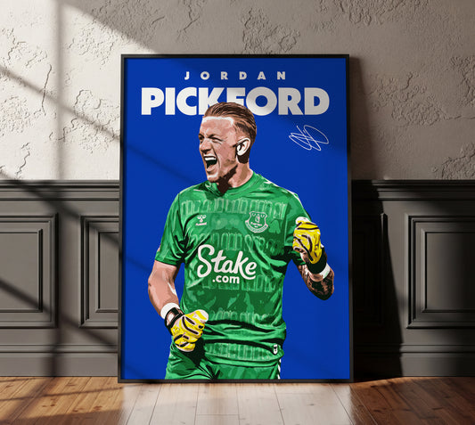 Jordan Pickford 4K Poster