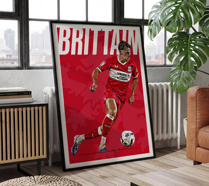 Callum Brittain 25/26 4K (Home) Poster