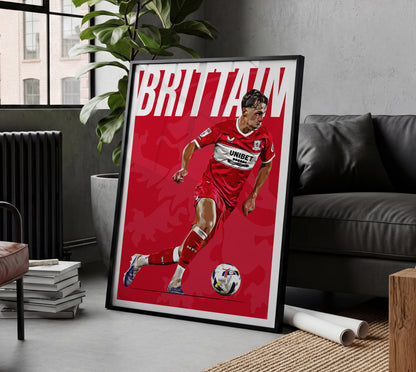 Callum Brittain 25/26 4K (Home) Poster