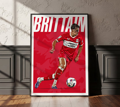 Callum Brittain 25/26 4K (Home) Poster
