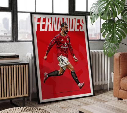 Bruno Fernandes 25/26 4K (Home) Poster
