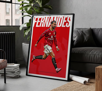 Bruno Fernandes 25/26 4K (Home) Poster