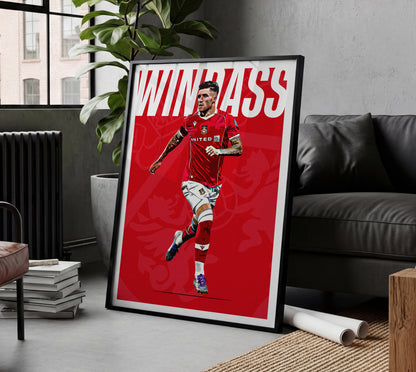 Josh Windass 25/26 4K (Home) Poster