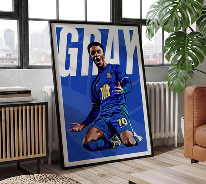 Demarai Gray 25/26 4K (Home) Poster