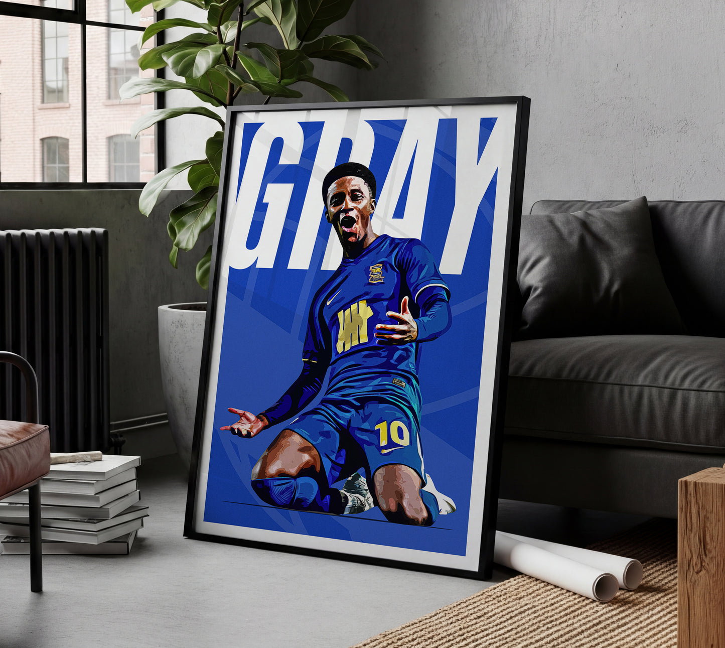 Demarai Gray 25/26 4K (Home) Poster