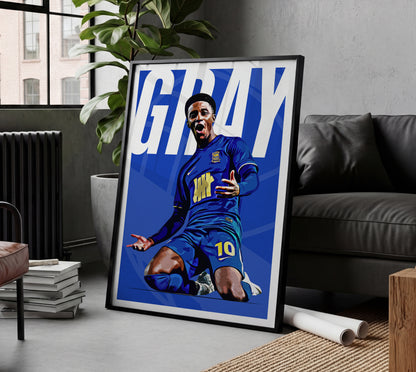 Demarai Gray 25/26 4K (Home) Poster