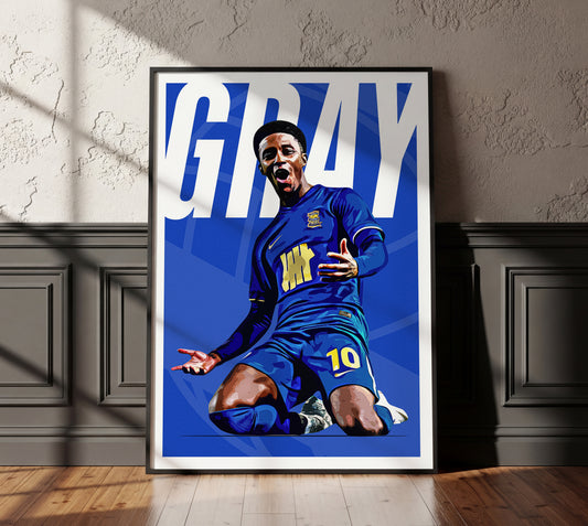 Demarai Gray 25/26 4K (Home) Poster