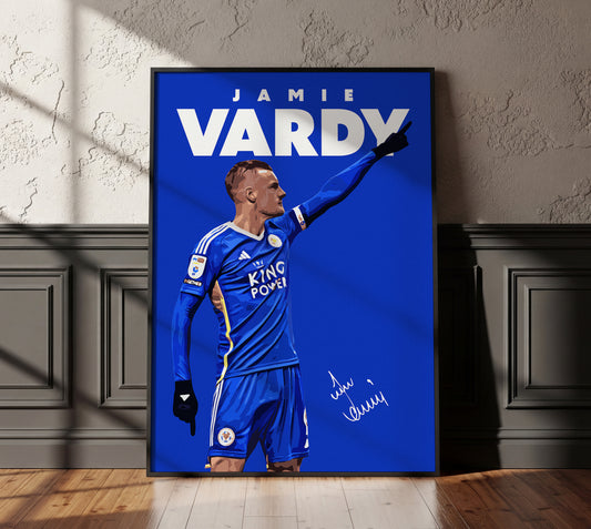 Jamie Vardy 4K Poster
