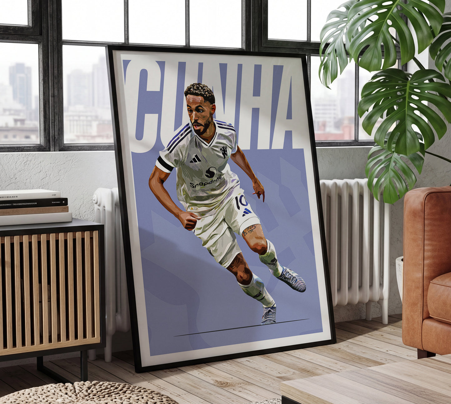 Matheus Cunha 25/26 4K (Away) Poster