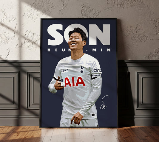 Son Heung-Min 4K Poster