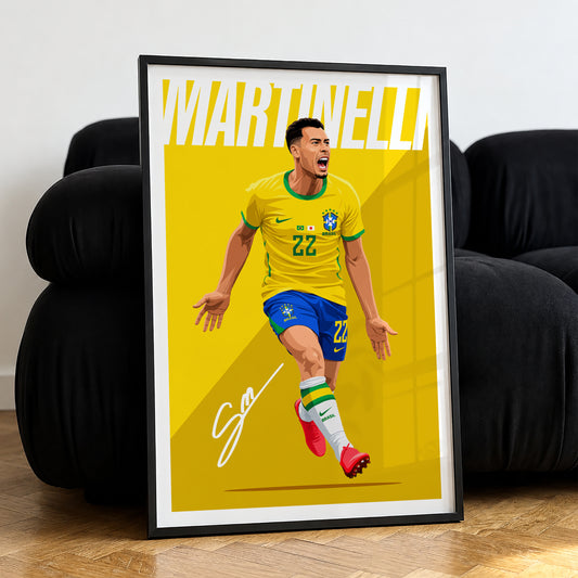 Gabriel Martinelli (Brazil) Poster