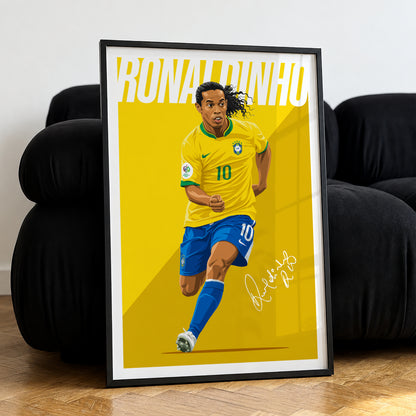 Ronaldinho (Brazil) 2006 Poster