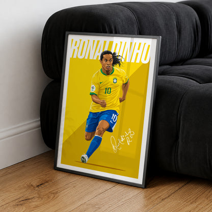 Ronaldinho (Brazil) 2006 Poster